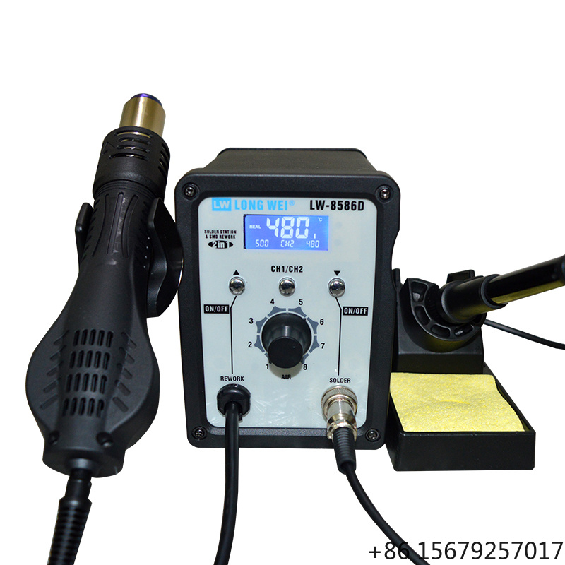 2 In 1 Soldering Rework Station 750W - LW-8586D 2 w 1 750W Opalarka