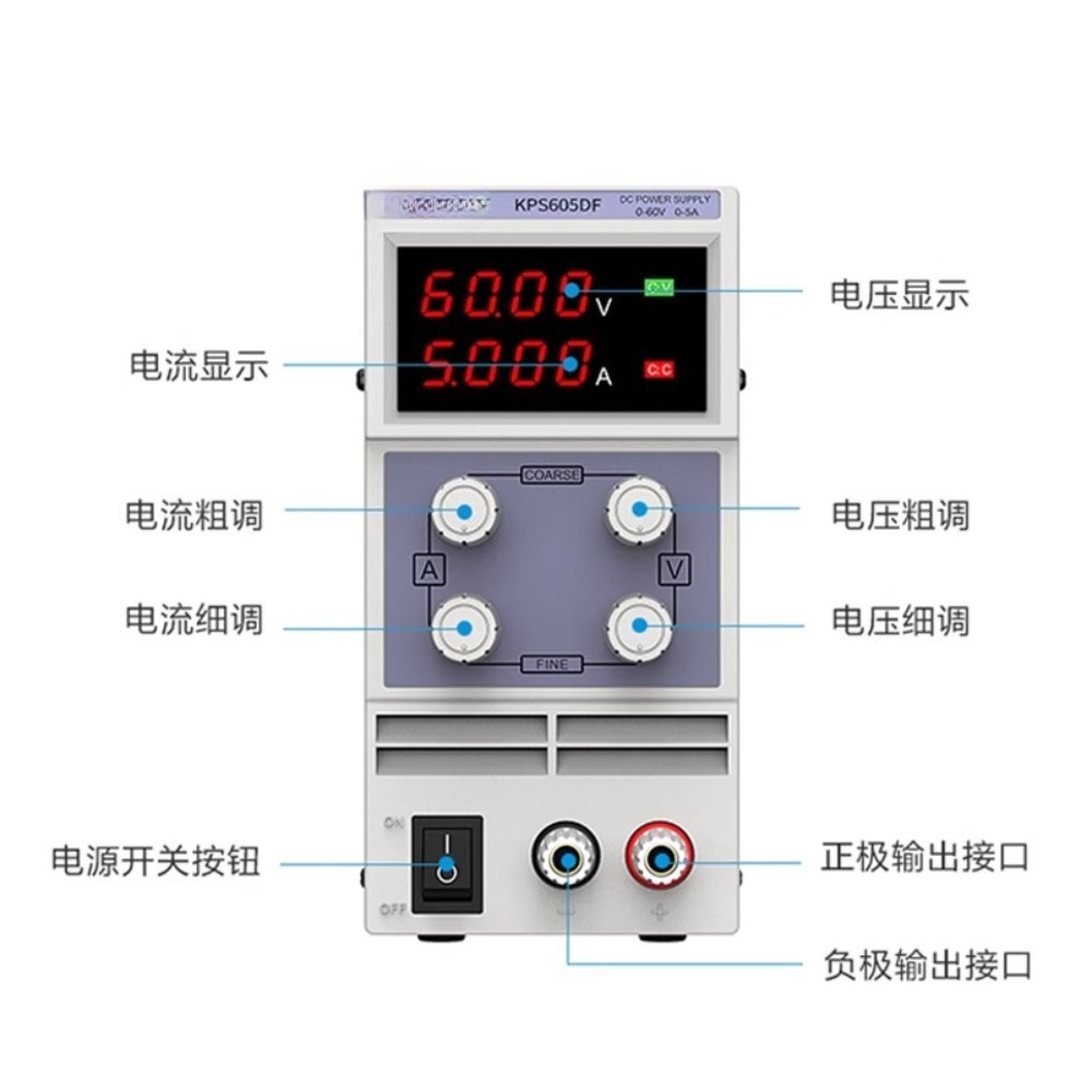 High Precision Dc Power Supply 30V 10A - Zasilacz laboratoryjny Wanptek KPS3010D/KPS3010DF, regulowany, stabilizowany