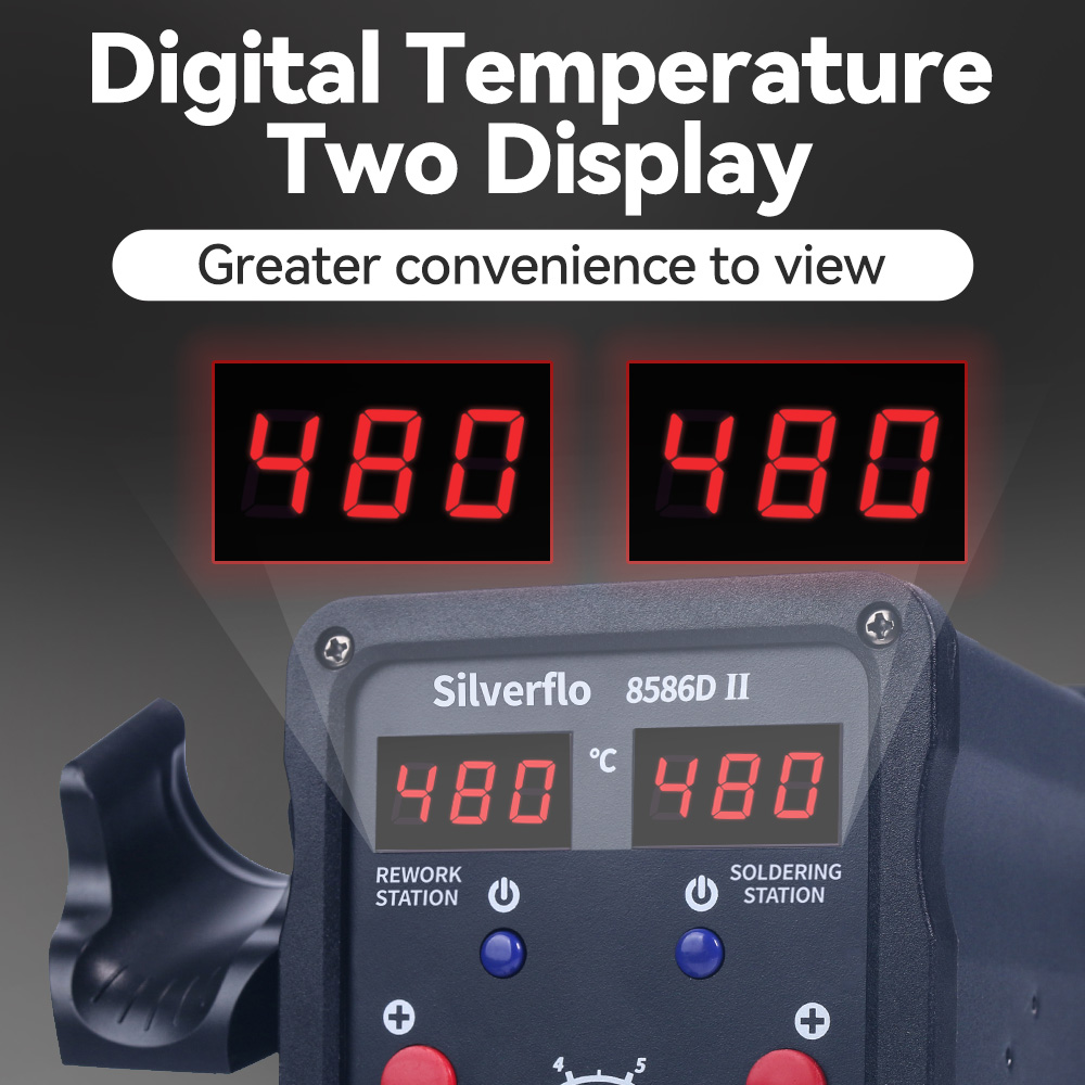 Stacja lutownicza Silverflo 85 – T12 Soldering Station Oled recenzja i cena