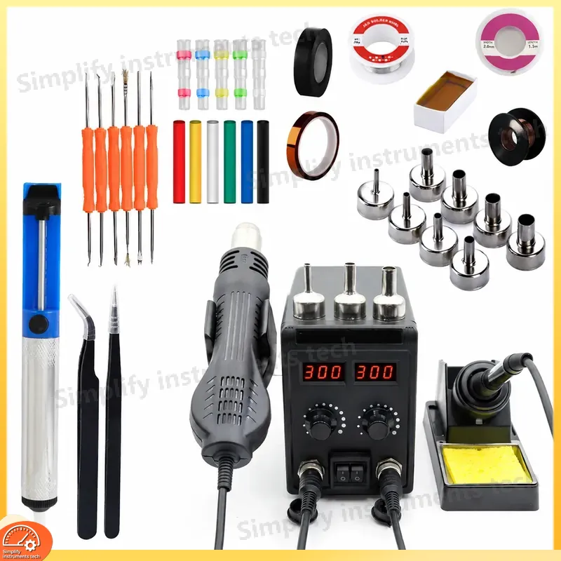Stacja lutownicza 8586D 2 w 1, – 2 In 1 Soldering Rework Station 750W recenzja i cena