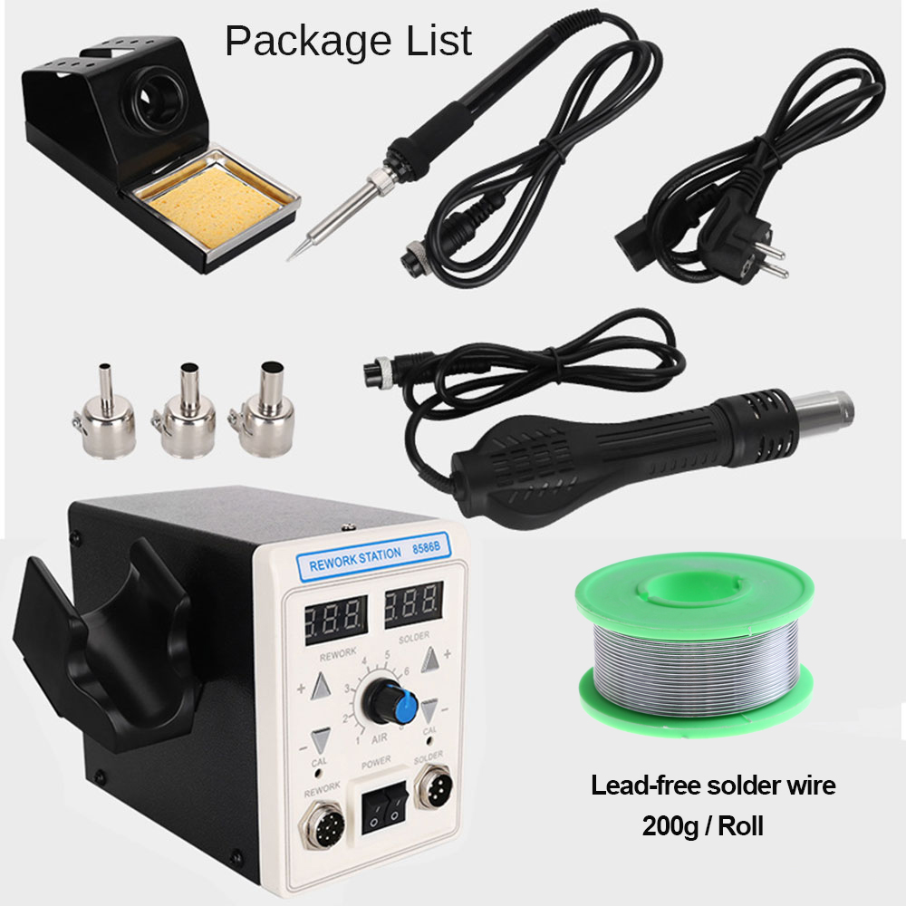 APD-8586B 750W Cyfrowa Stacja  – 2 In 1 Soldering Rework Station 750W recenzja i cena