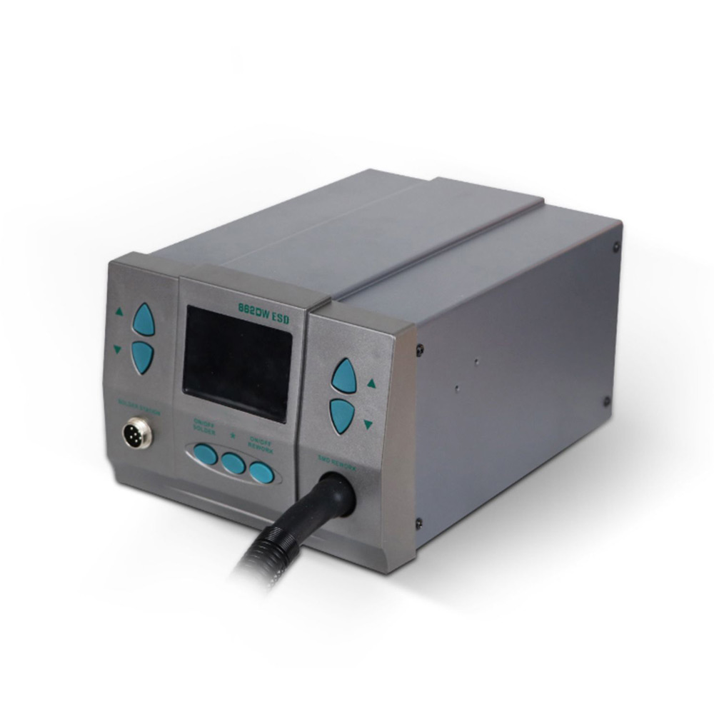 Stacje lutownicze 1000W/1300W  – Hot Air Rework Station 861Dw recenzja i cena