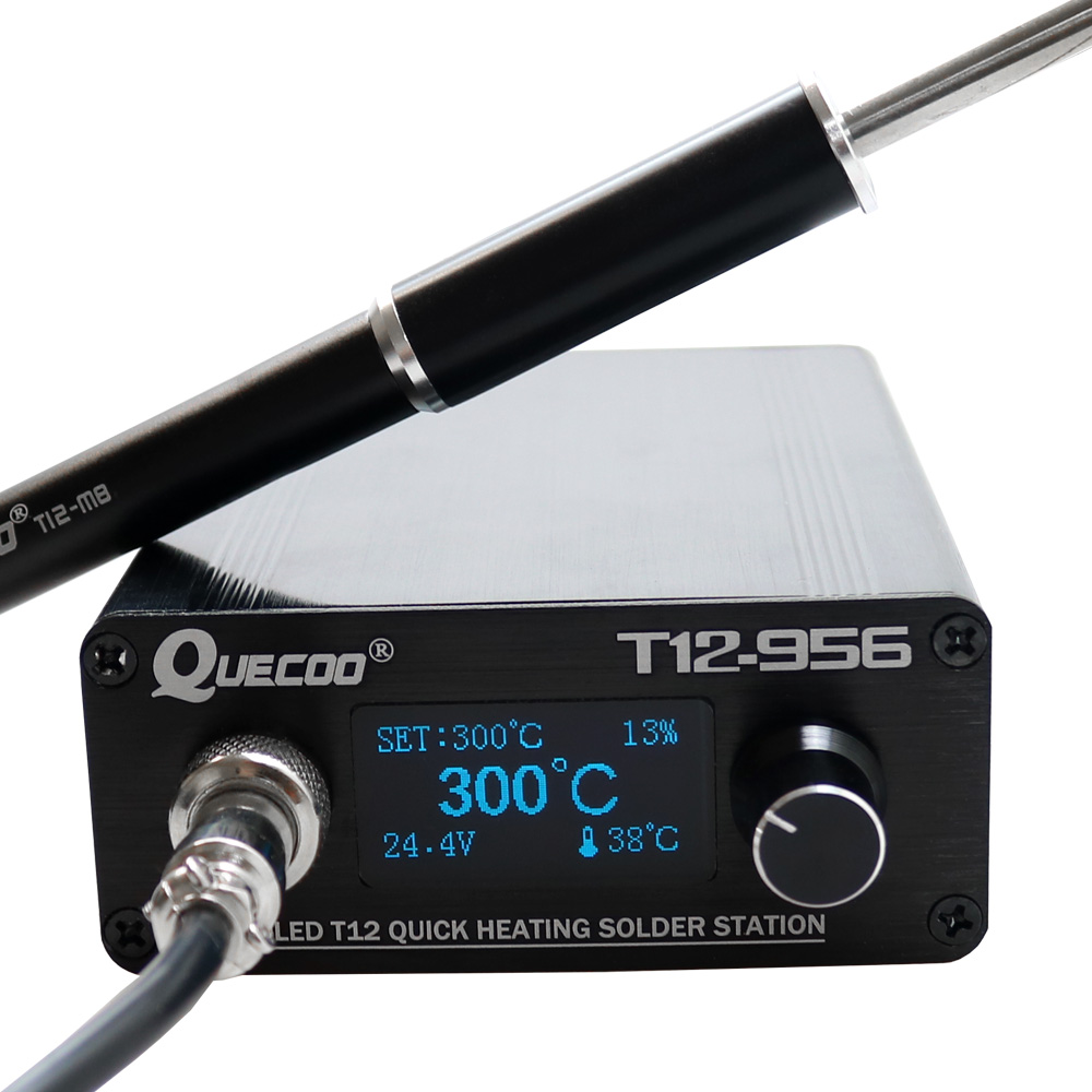 Cyfrowa stacja lutownicza QUEC – T12 Soldering Station Oled recenzja i cena